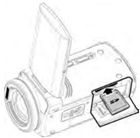AGFAPHOTO MICROFLEX 100 - Insertion d'une carte SD - 2