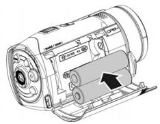 AGFAPHOTO MICROFLEX 102 - Insertion des piles - 3