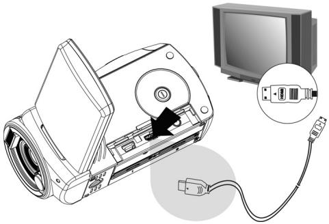 AGFAPHOTO MICROFLEX 102 - Connexion à un téléviseur HD - 1