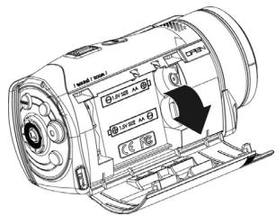 AGFAPHOTO MICROFLEX 102 - Insertion des piles - 2