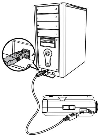 AGFAPHOTO OPTIMA 1 - Branchement de l'appareil photo sur un PC - 2