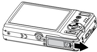 AGFAPHOTO OPTIMA 1 - Pour enlever la carte sd/sdhc - 1