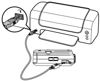 AGFAPHOTO OPTIMA 1 - Brancher l'appareil photo sur une imprimante - 1