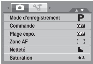 AGFAPHOTO OPTIMA 1 - Menu d'enregistrement - 1