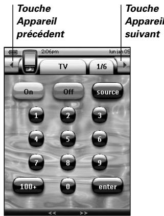 X10 PRONTOPRO NG RU 980 - Vue par apparéil - 2