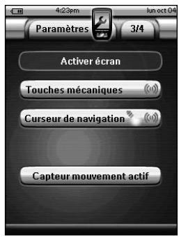 X10 PRONTOPRO NG RU 980 - Régler les paramètres d'activation d'écran - 1