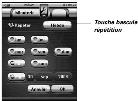 X10 PRONTOPRO NG RU 980 - Définition des actions à repeter - 1