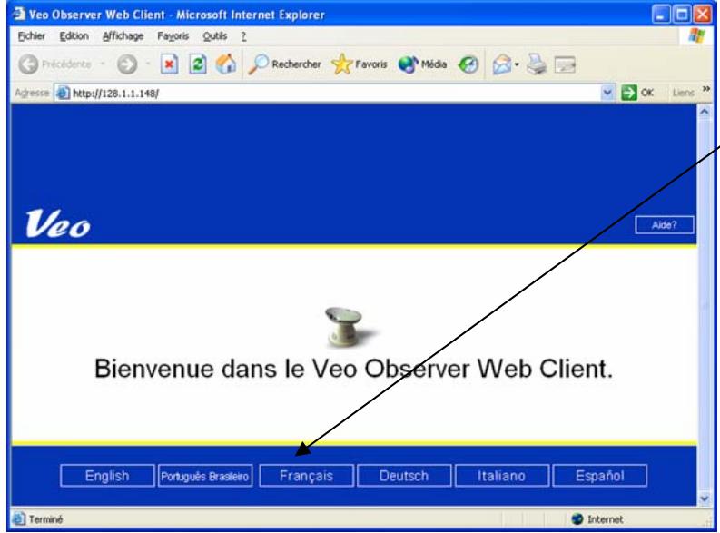 X10 VEO OBSERVER - Accès par navigateur web - 3