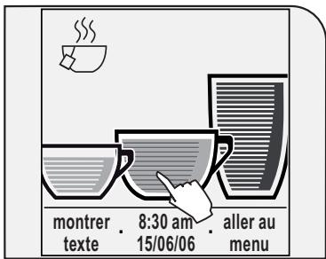 GAGGIA COFFEE - Programmation de la boisson souhaierte : - 1