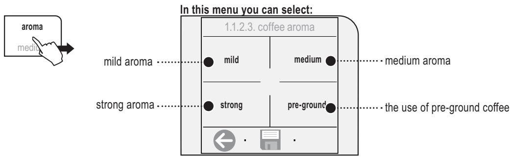 GAGGIA COFFEE - «OPTI-DOSE» ADJUSTMENT FOR COFFEE BREWING - 1