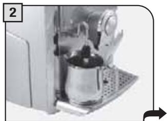 GAGGIA COFFEE - PENDANT CETTE OPÉRATION, LA PRÉSENCE D'UNE PERSONNE EST NÉCESSAIRE. ATTENTION! NE JAMAIS UTILISER DE VINAIGRE POUR DÉTARTRER LA MACHINE. - 3