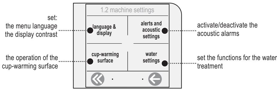 GAGGIA COFFEE - MACHINE SETTINGS - 1
