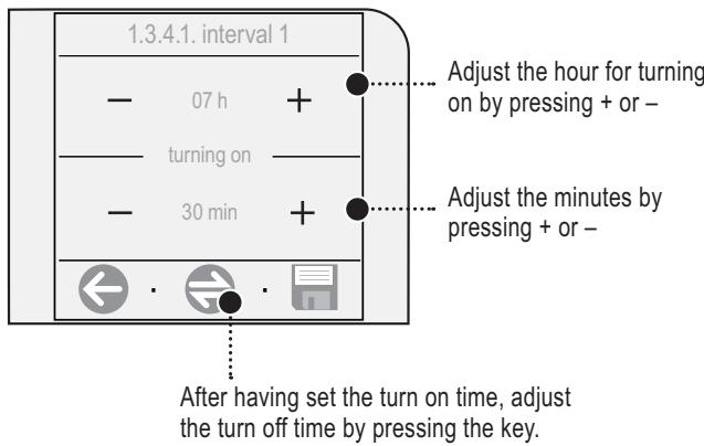 GAGGIA COFFEE - Setting an interval for turning on the machine - 2