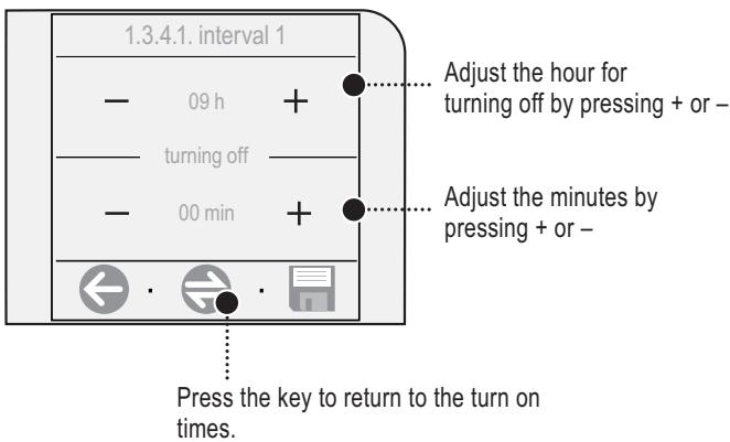 GAGGIA COFFEE - Setting an interval for turning on the machine - 3
