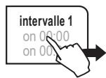 GAGGIA COFFEE - Réglage d'un intervalle de mise en marche - 1