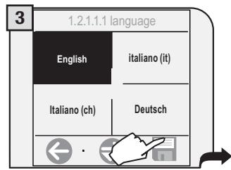 GAGGIA COFFEE - SETTING THE LANGUAGE - 3