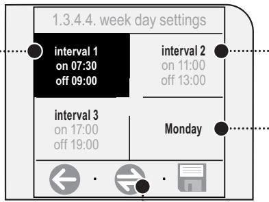 GAGGIA COFFEE - For each day, choose the intervals for turning on - 2
