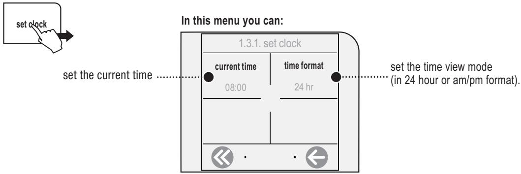 GAGGIA COFFEE - SET CLOCK - 1