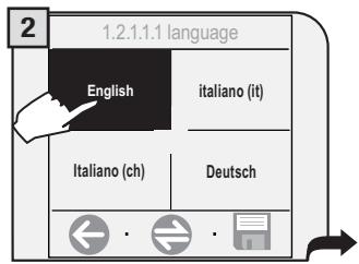 GAGGIA COFFEE - SETTING THE LANGUAGE - 2