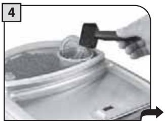 GAGGIA COFFEE - INSERT ONLY ONE SCOOP OF GROUND COFFEE AT A TIME. TWO CUPS OF COFFEE CANNOT BE DISPENSED AT THE SAME TIME. - 4
