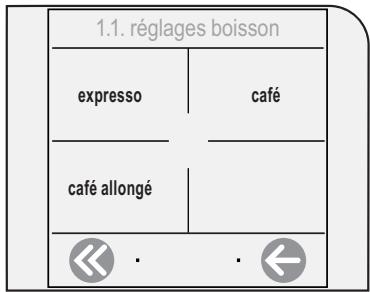 GAGGIA COFFEE - RéGLAGES BOISSONS - 1