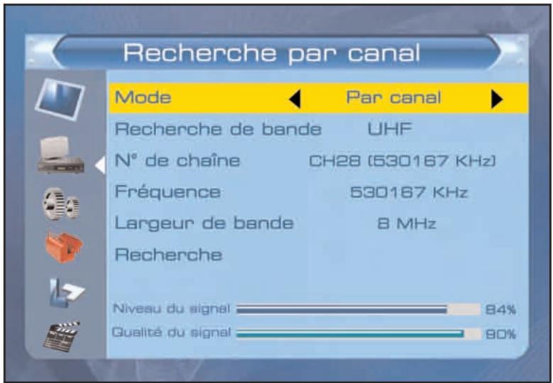 SERVIMAT TNT63HDU - INSTALLATION (recherche par canal, paramétrer) - 1