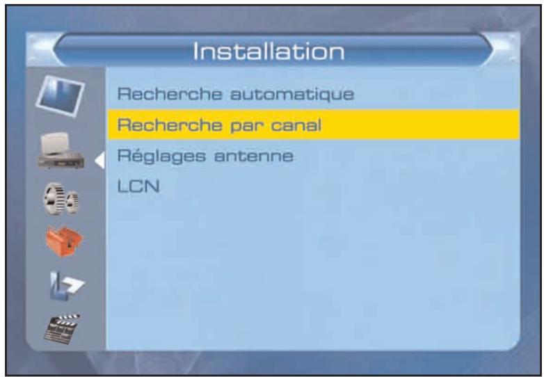 SERVIMAT TNT63HDU - INSTALLATION (recherche par canal) - 1