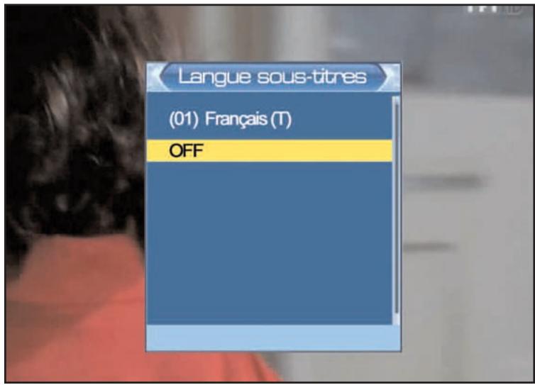 SERVIMAT TNT63HDU - LE MENU SOUS-TITRES - 1