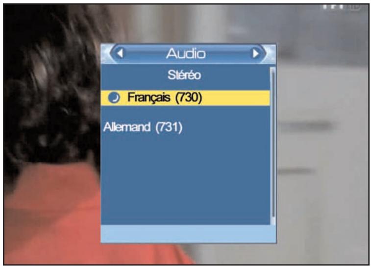 SERVIMAT TNT63HDU - LE MENU LANGUES AUDIO - 1