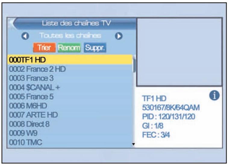 SERVIMAT TNT63HDU - LISTE DES CHAINES (éditer) - 1