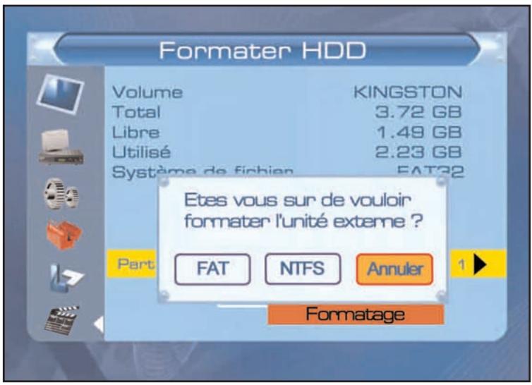 SERVIMAT TNT63HDU - ENREGISTREMENTS &amp; MULTIMEDIA (formater HDD) - 1