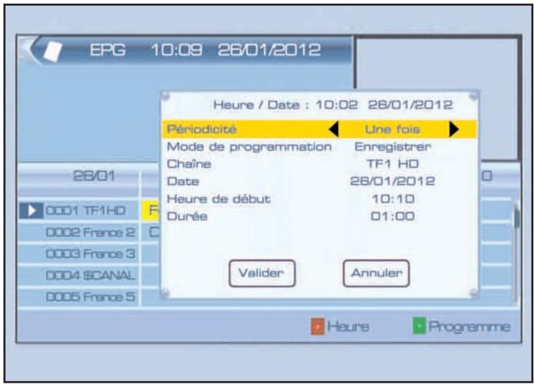 SERVIMAT TNT63HDU - ENREGISTRER VIA L'EPG - 1