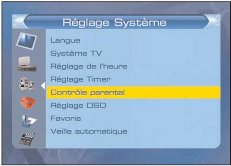 SERVIMAT TNT63HDU - CONFIGURATION SYSTEME (Contrôle parental) - 1