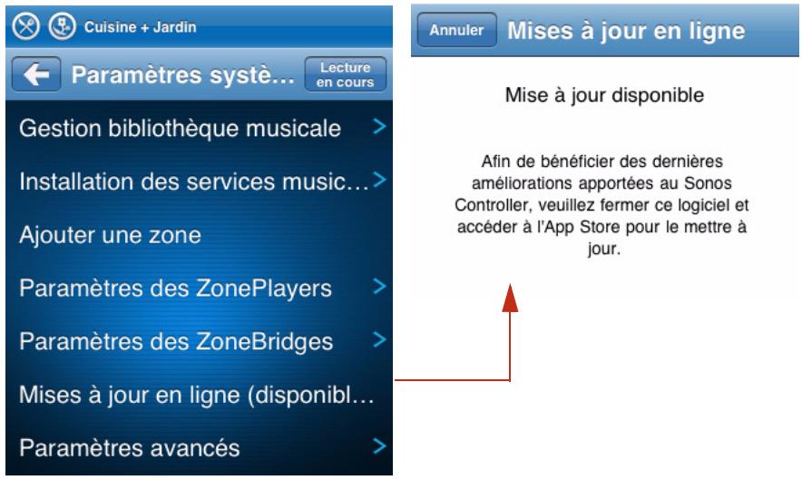 SONOS MULTI-ROOM MUSIC SYSTEM - Vérification des mises à jour - 1