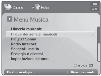 SONOS ZONEPLAYER 120 - Menu Musica - 1