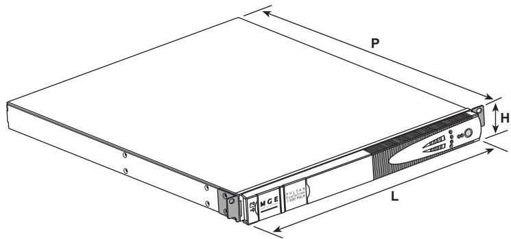 MGE UPS SYSTEMS PULSAR EVOLUTION 800 - Modèles "rack - 1