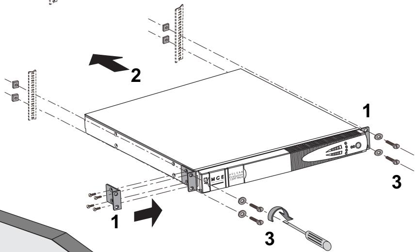 MGE UPS SYSTEMS PULSAR EVOLUTION 800 RACK - Installation - 3