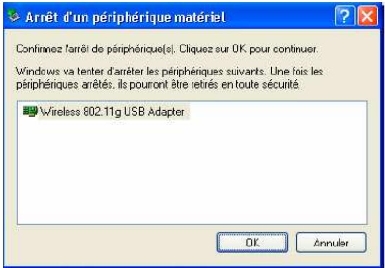 COMET LABS WN598 - Désinstallation sous windows XP - 3