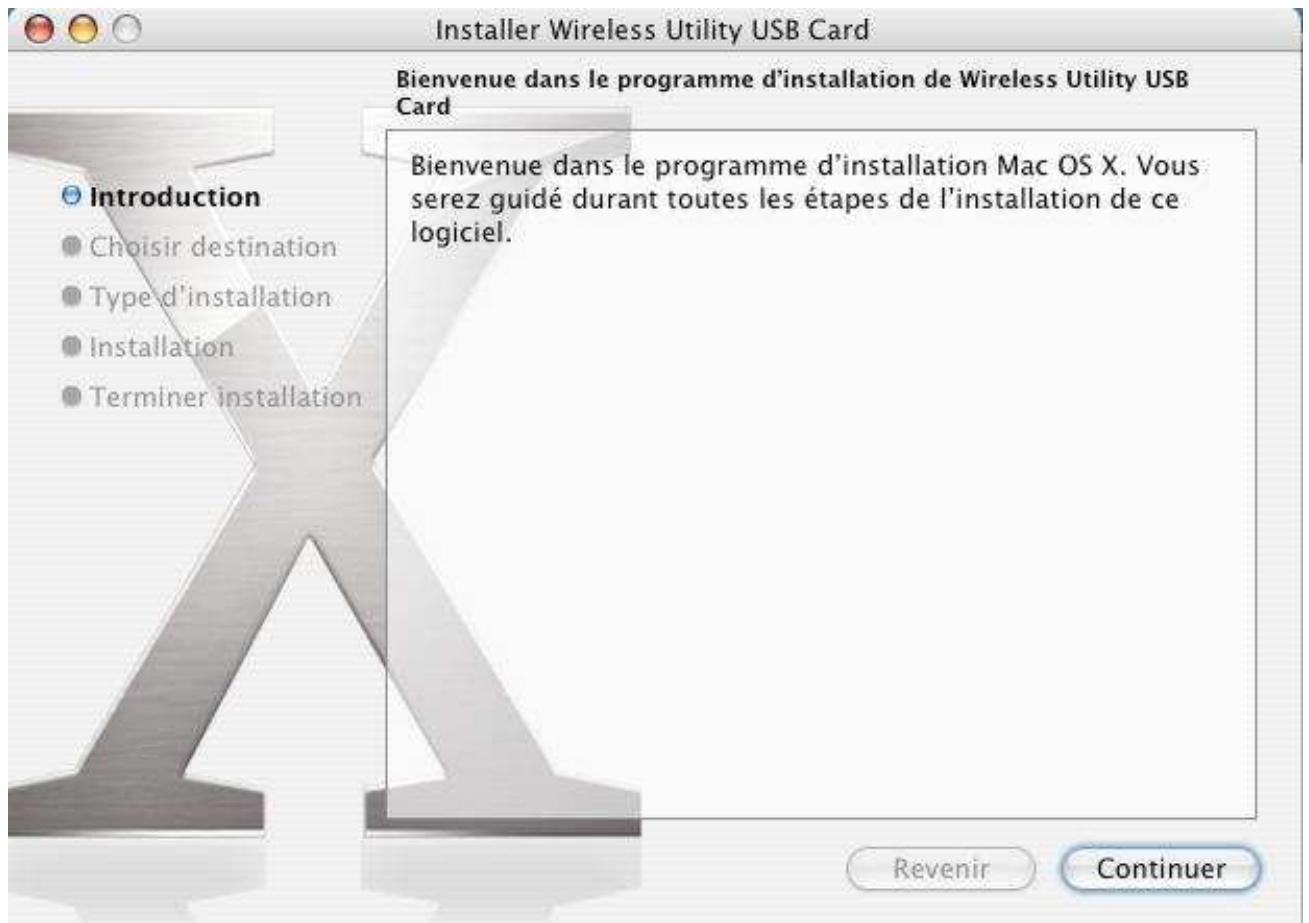 COMET LABS WN598 - Procédure d'installation sous MACOS x (10.3 ou supérieur) - 3
