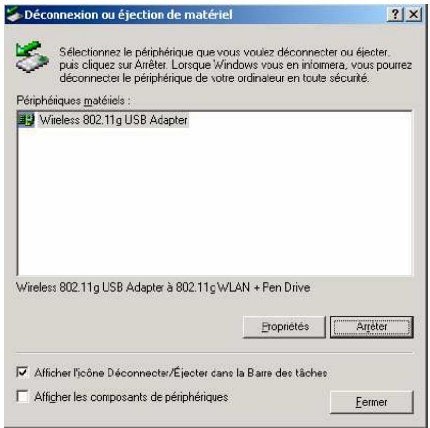 COMET LABS WN598 - Désinstallation sous windows 2000 - 2