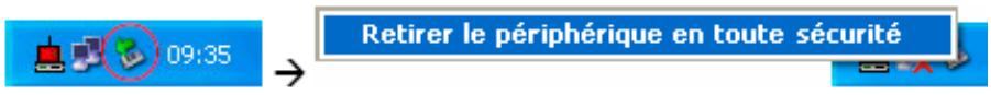 COMET LABS WN598 - Désinstallation sous windows XP - 1