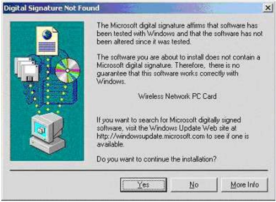 COMET LABS WN598 - Procédure d'installation sous windows 98/me/2000 - 3