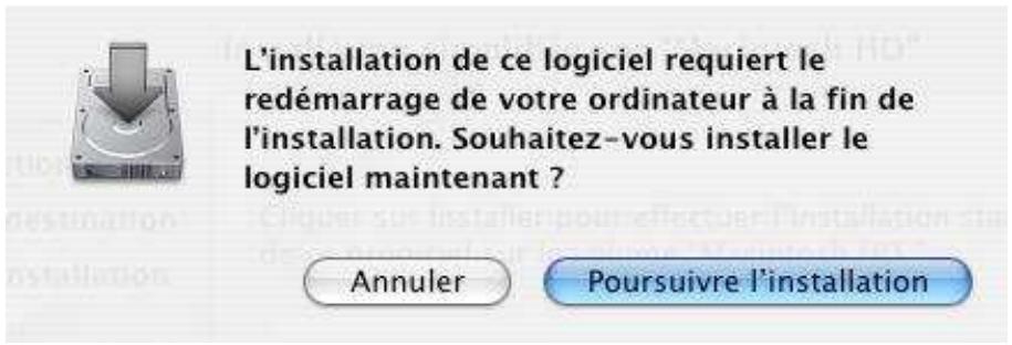 COMET LABS WN598 - Procédure d'installation sous MACOS x (10.3 ou supérieur) - 7