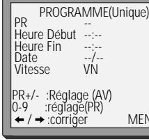 INTERNATIONAL ON63 - Programmation d'enregistrement normale - 1