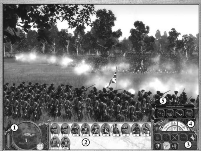 SEGA EMPIRE TOTAL WAR - L'interface de bataille - 1