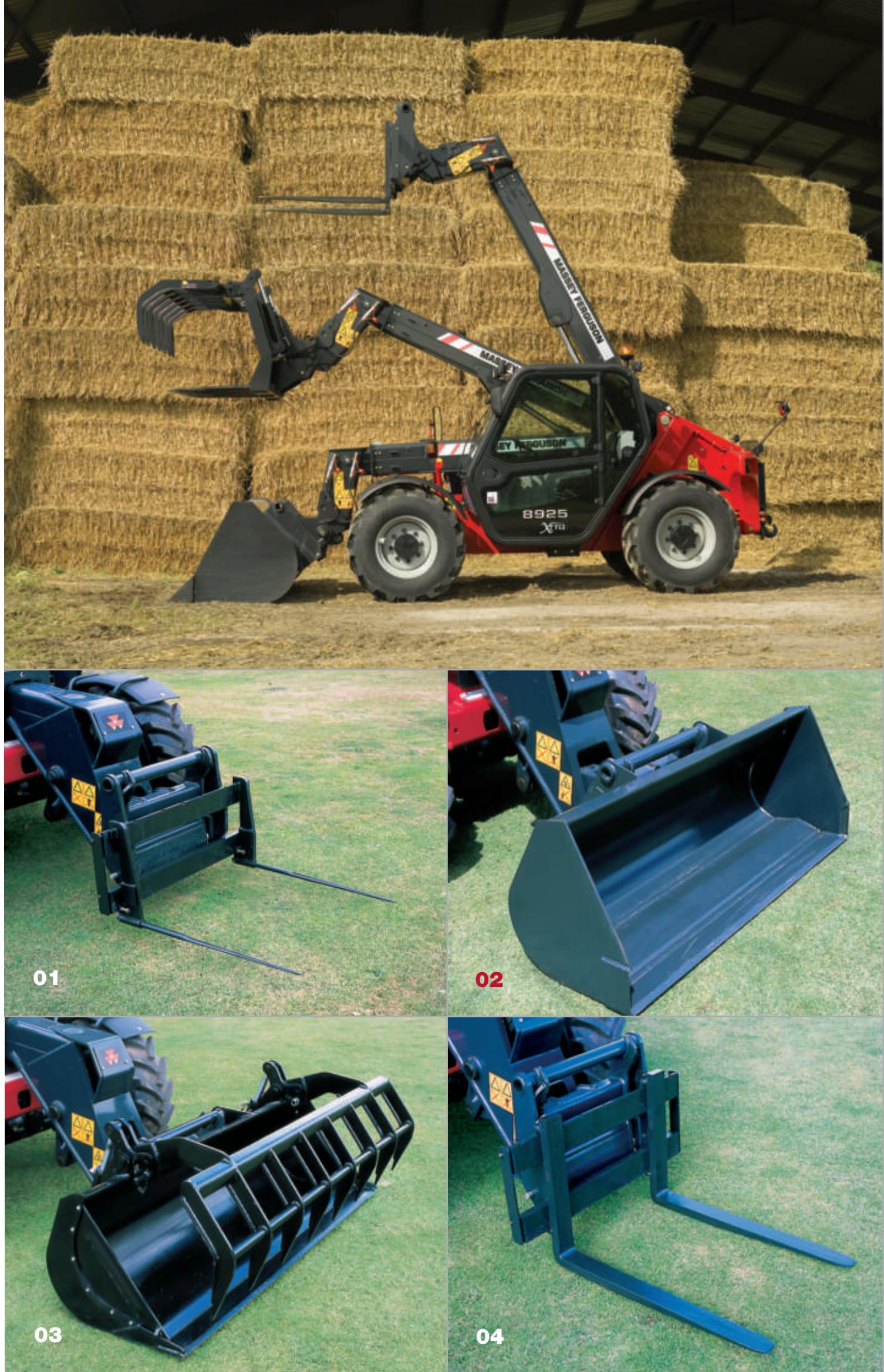 MASSEY FERGUSON 8900 XTRA - Des équipements polyvalents pour toutes les applications - 1