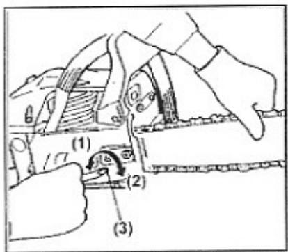 KORMAN GARDEN 500342 P - Réglage de la tension de la chaine - 2