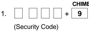 FIRST ALERT FA1620 - To turn Chime Mode off: - 1