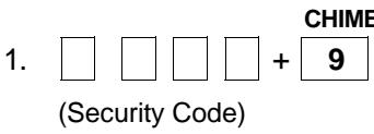 FIRST ALERT FA1620 - To turn Chime Mode on: - 1