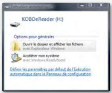 KOBO EREADER - Accédez aux fichiers d'installation - 1